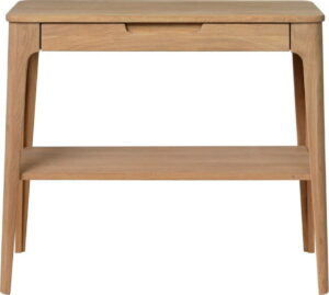Konzolový stolek ze dřeva bílého dubu Unique Furniture Amalfi Unique Furniture