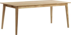 Přírodní dubový jídelní stůl Rowico Mimi