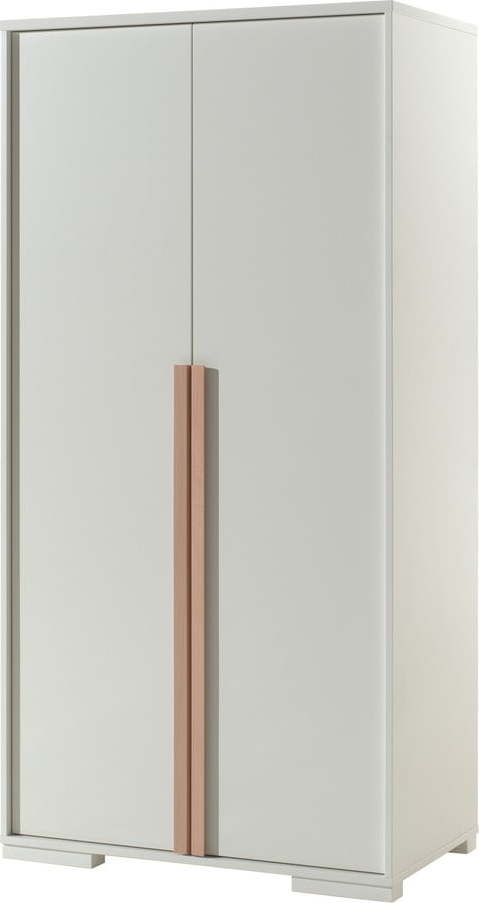 Bílá dětská šatní skříň 99x195 cm Londen - Vipack Vipack