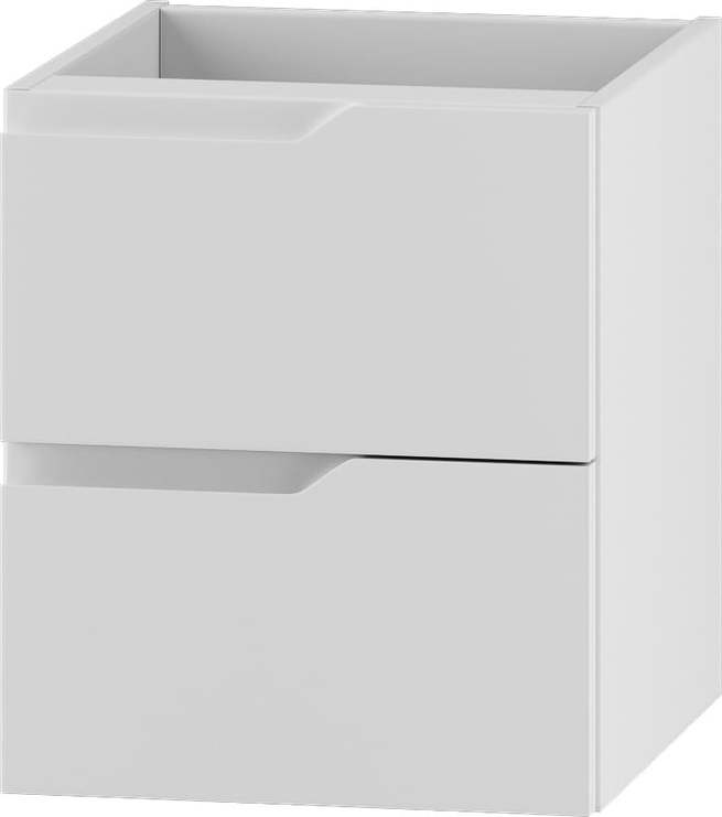 Bílá nízká závěsná skříňka pod umyvadlo 40x46 cm Nicea – STOLKAR Stolkar