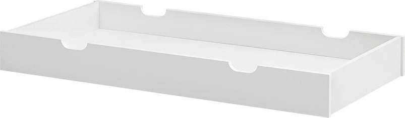 Bílý šuplík pod dětskou postel 60x120 cm – Pinio Pinio