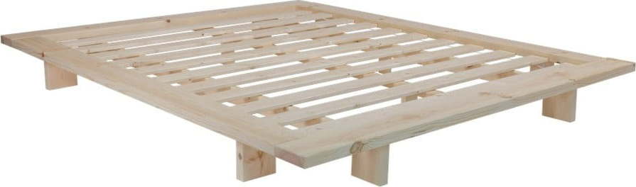 Dvoulůžková postel z borovicového dřeva s roštem 180x200 cm Japan – Karup Design Karup Design