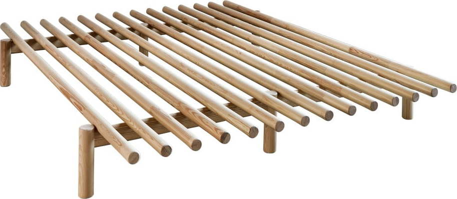 Dvoulůžková postel z borovicového dřeva s roštem 180x200 cm Pace – Karup Design Karup Design