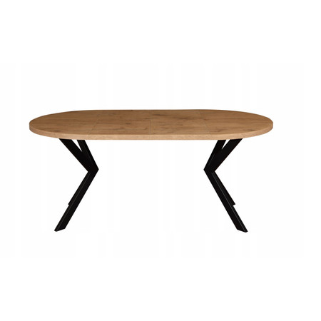 Jídelní stůl ELA - dub artisan/černá T-TABLE