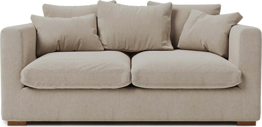 Krémová manšestrová pohovka 175 cm Comfy – Scandic Scandic
