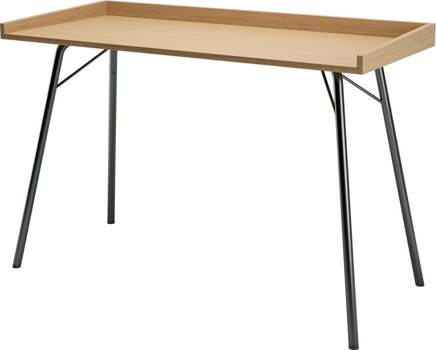 Pracovní stůl s deskou v dubovém dekoru 52x115 cm Rayburn – Woodman Woodman