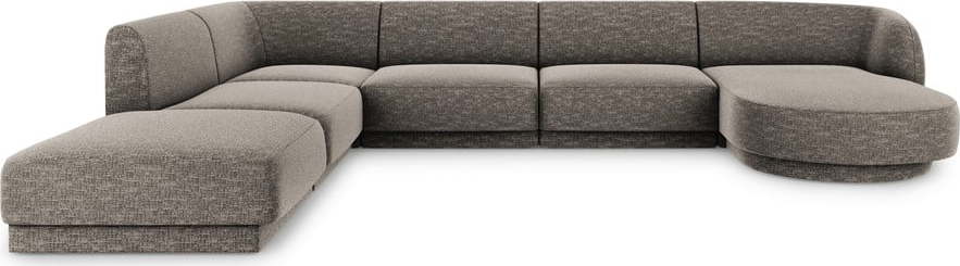Šedá rohová pohovka (levý roh) Miley – Micadoni Home Micadoni Home