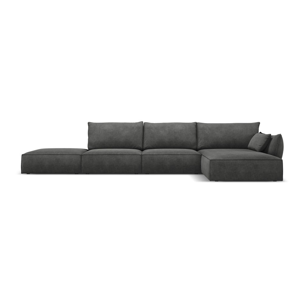 Šedá rohová pohovka (pravý roh) Vanda – Mazzini Sofas Mazzini Sofas