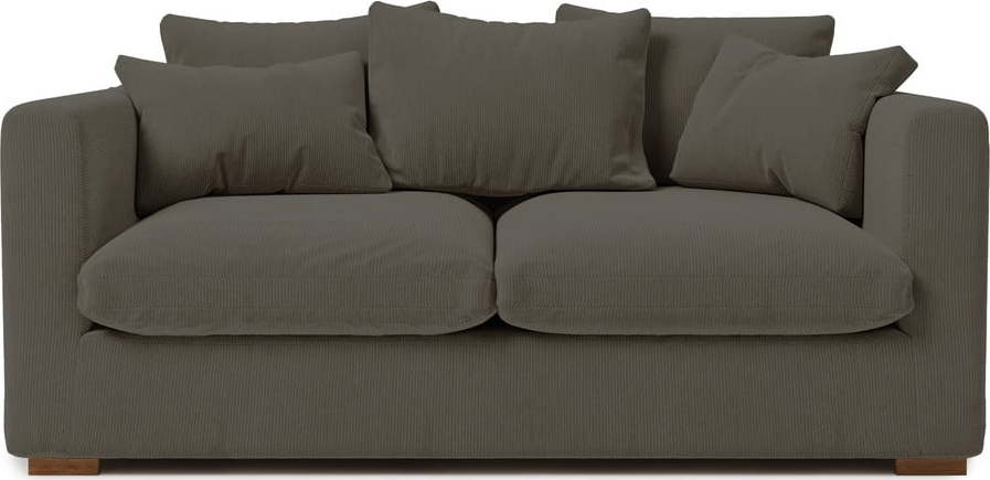 Tmavě šedá manšestrová pohovka 175 cm Comfy – Scandic Scandic