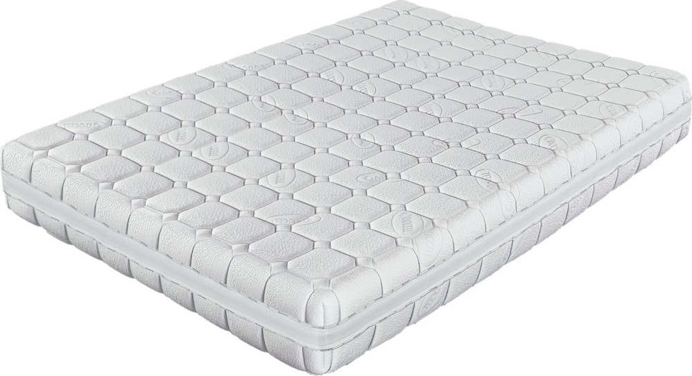 Tvrdá/středně tvrdá pěnová oboustranná matrace 140x200 cm Airspring Polagel – Materasso Materasso