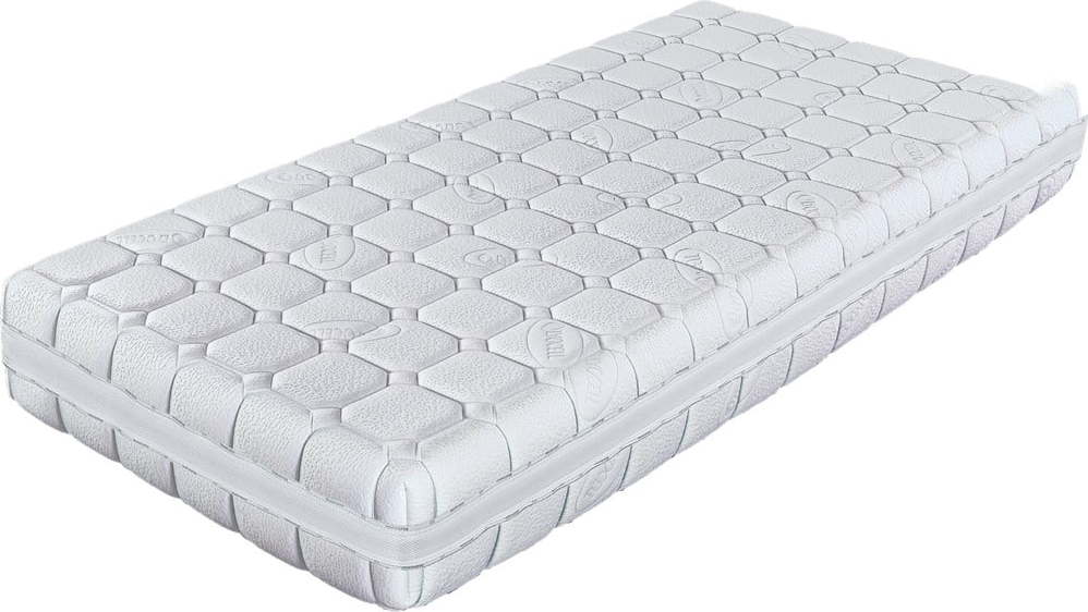 Tvrdá/středně tvrdá pěnová oboustranná matrace 80x200 cm Airspring Polagel – Materasso Materasso
