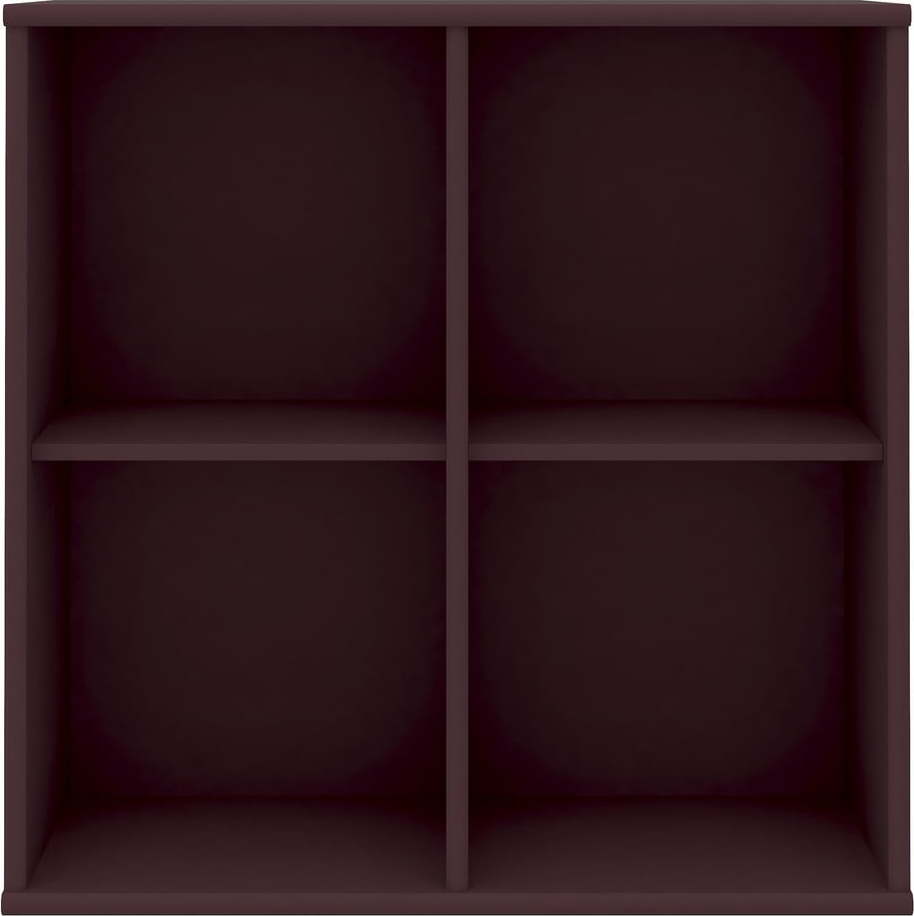 Vínově červená nástěnná knihovna Mistral 025 Hammel Furniture