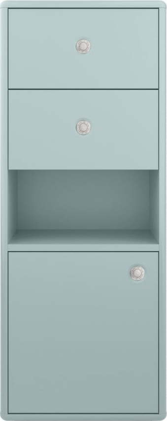 Vysoká závěsná koupelnová skříňka v mentolové barvě 40x100 cm Color Bath – Tom Tailor Tom Tailor