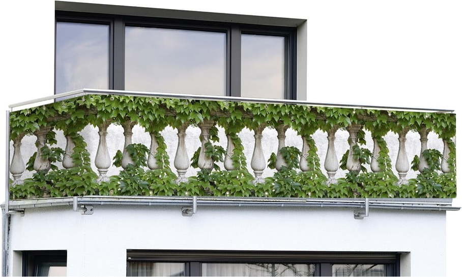 Zelená plastová balkonová zástěna 500x85 cm – Maximex Maximex