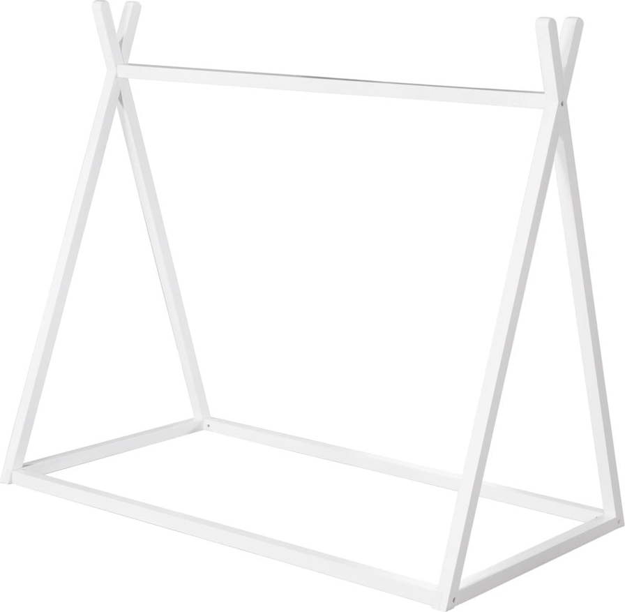Bílá domečková dětská postel 70x140 cm Montessori – Roba Roba