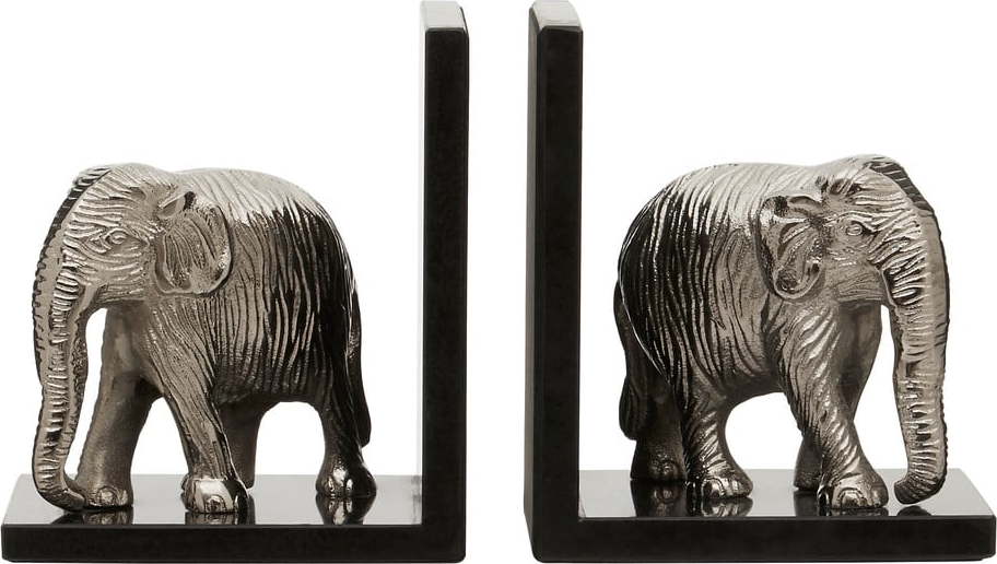 Zarážky na knihy 2 ks Elephant – Premier Housewares Premier Housewares