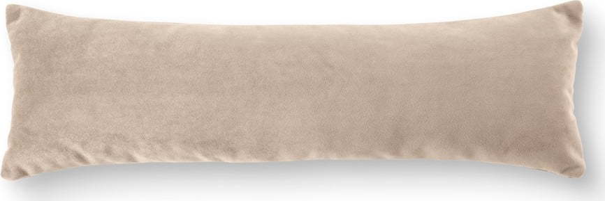 Béžový sametový polštář na gauč Bean – EMKO Emko
