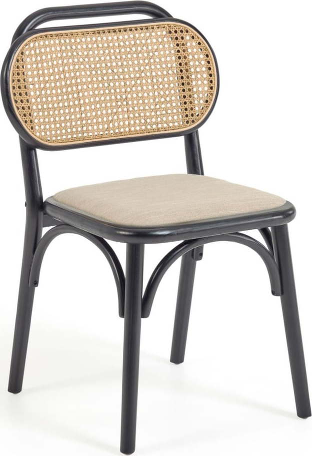 Černo-béžová jídelní židle Doriane – Kave Home Kave Home