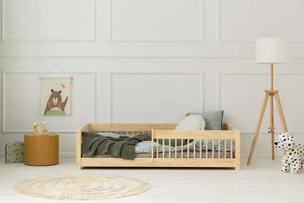 Dětská postel z borovicového dřeva v přírodní barvě 80x160 cm Mila CPW – Adeko Adeko