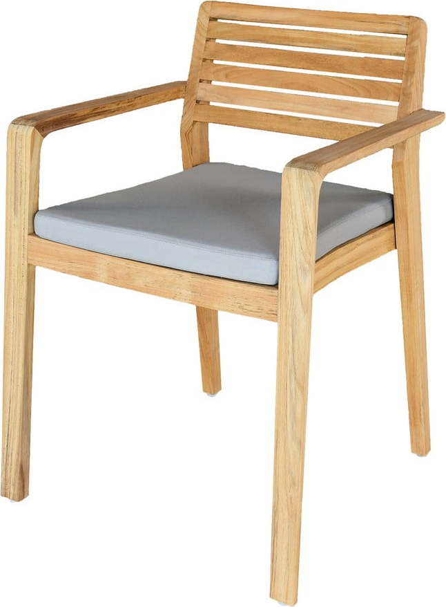 Dřevěné zahradní židle v přírodní barvě v sadě 4 ks Aquariva – Ezeis Ezeis