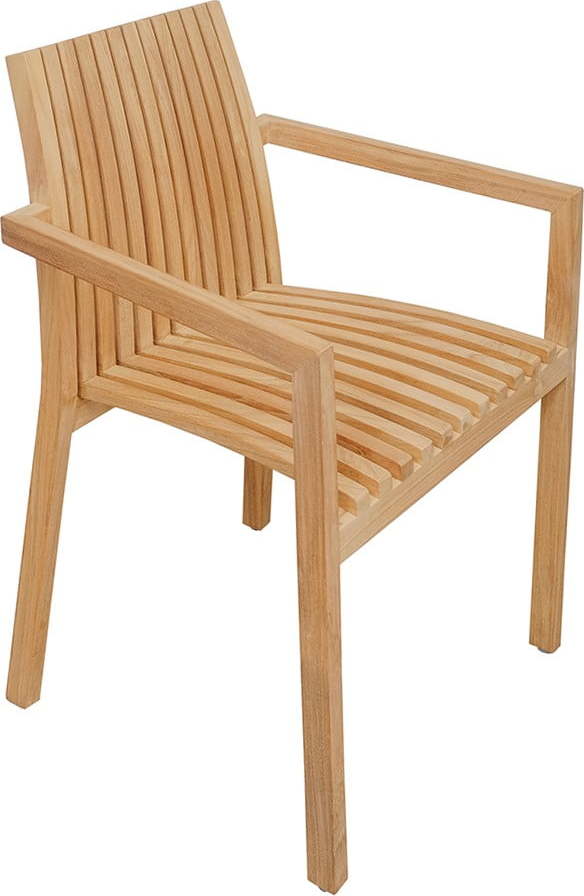 Dřevěné zahradní židle v sadě 2 ks v přírodní barvě Navy – Ezeis Ezeis