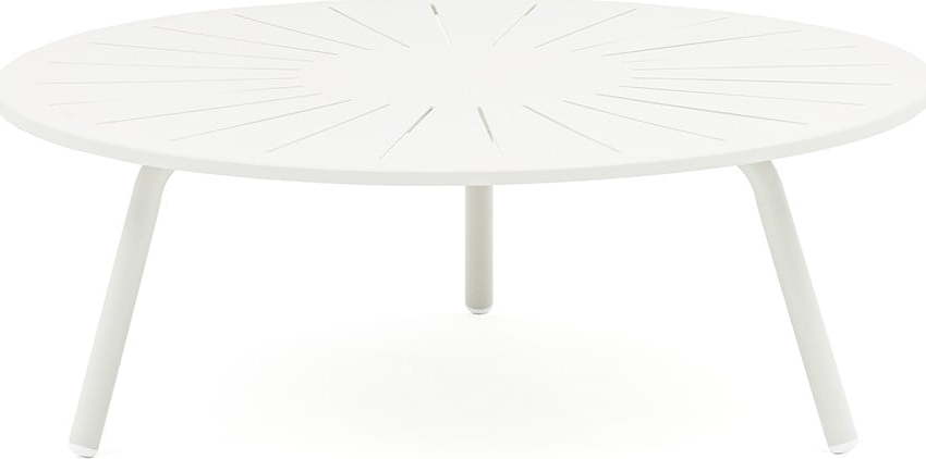 Hliníkový kulatý zahradní odkládací stolek ø 110 cm Fleole – Ezeis Ezeis