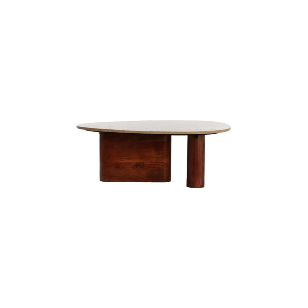 Hnědý konferenční stolek 72x90 cm Mahelona – Light & Living Light & Living