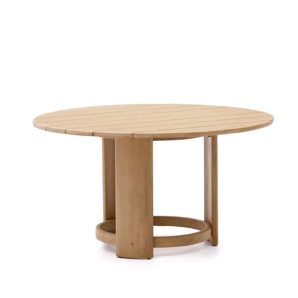 Kulatý zahradní jídelní stůl z eukalyptového dřeva ø 140 cm Xoriguer – Kave Home Kave Home