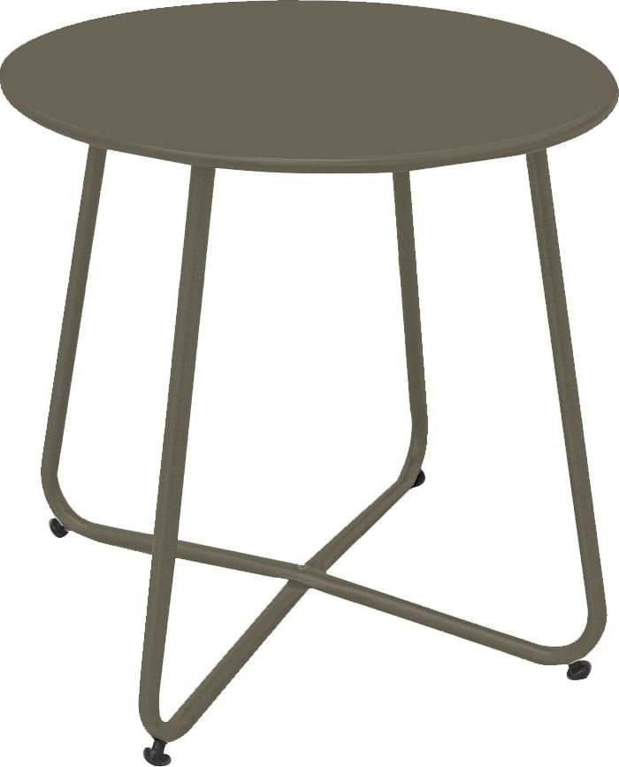 Ocelový kulatý zahradní odkládací stolek ø 45 cm Acero – LDK Garden LDK Garden