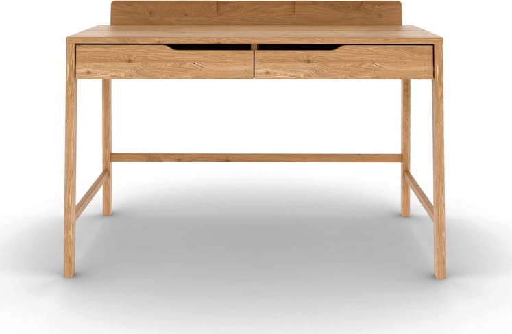 Pracovní stůl z dubového dřeva 65x120 cm Twig – The Beds The Beds