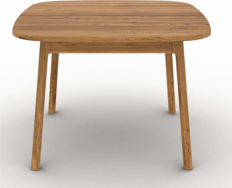 Rozkládací jídelní stůl z dubového dřeva v přírodní barvě 100x120 cm Twig – The Beds The Beds