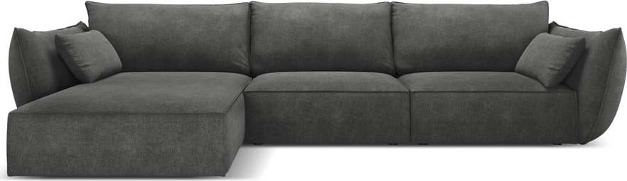 Šedá rohová pohovka (levý roh) Vanda – Mazzini Sofas Mazzini Sofas