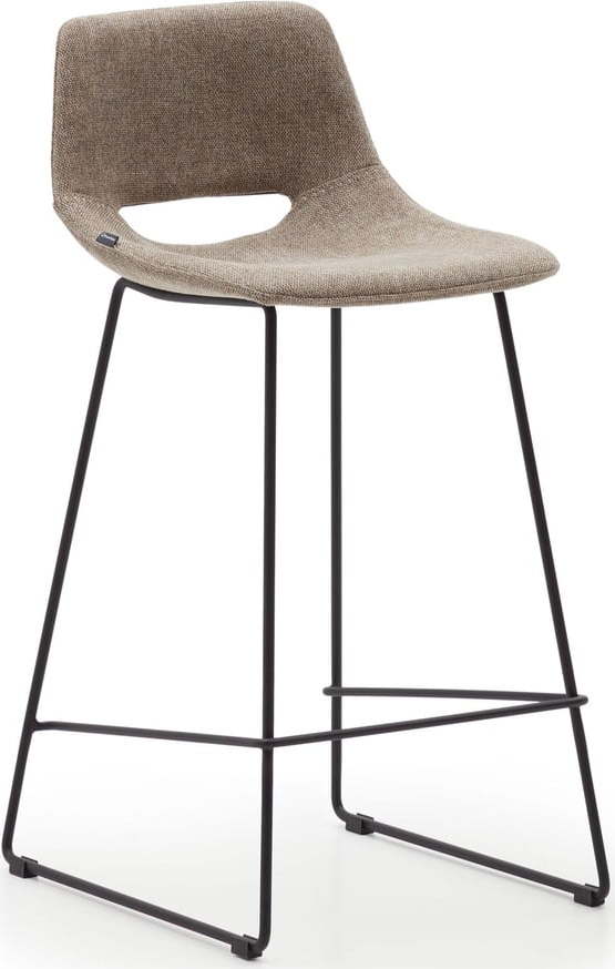 Světle hnědé barové židle v sadě 2 ks (výška sedáku 65 cm) Zahara – Kave Home Kave Home