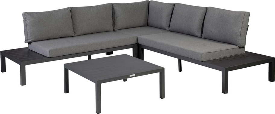 Tmavě šedý zahradní lounge set pro 4 La Vida – Exotan Exotan