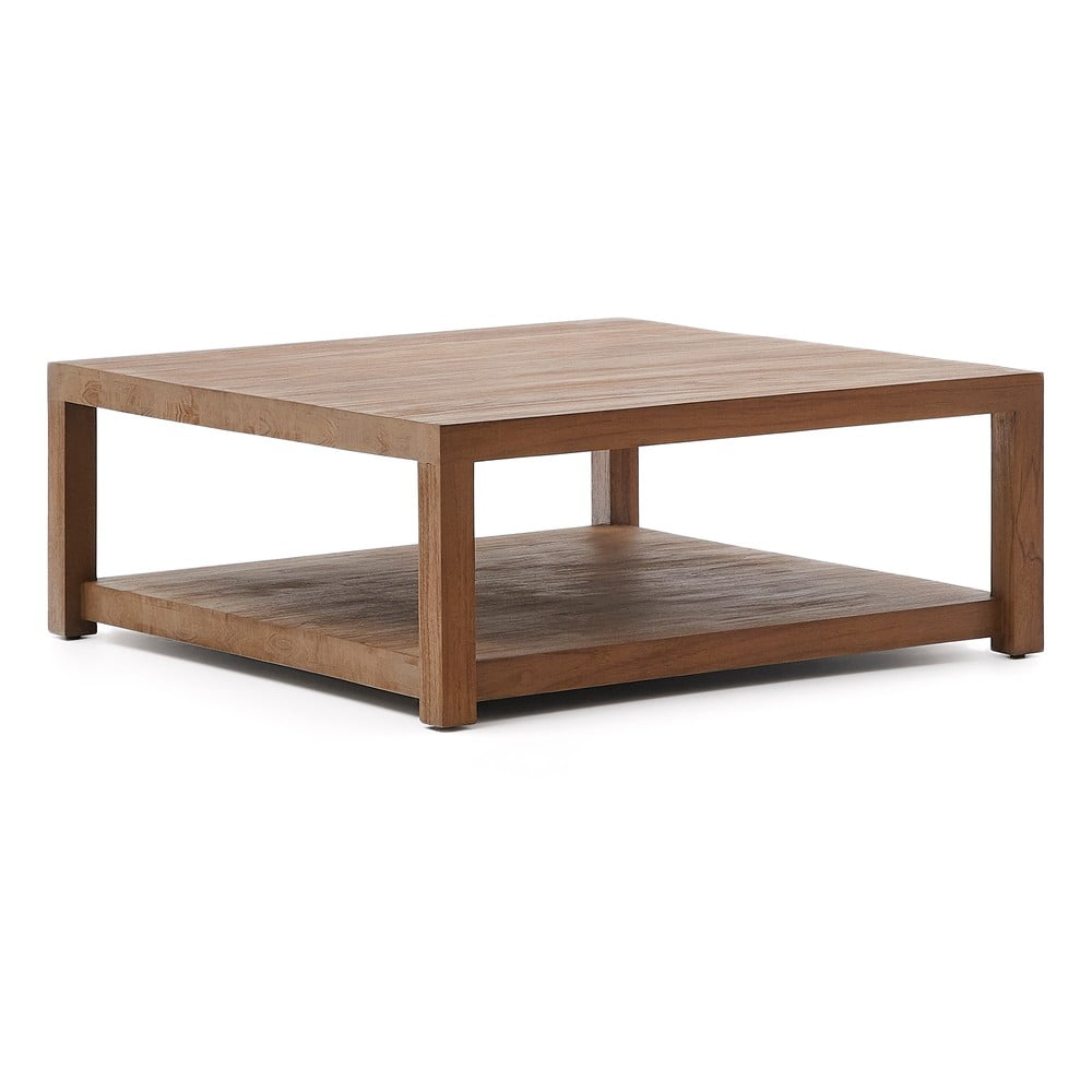 Konferenční stolek z teakového dřeva v přírodní barvě 90x90 cm Sashi – Kave Home Kave Home