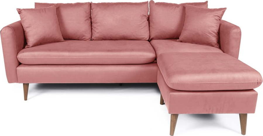 Světle růžová pohovka 215 cm Sofia – Balcab Home Balcab Home