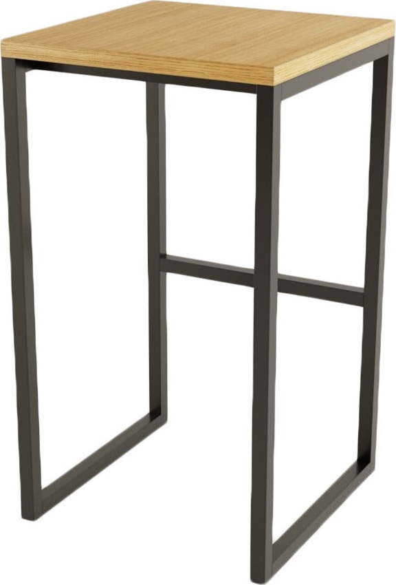 Černá/v přírodní barvě stolička v dekoru dubu Frame – Woodman Woodman
