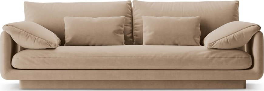 Béžová pohovka z textilie bouclé 220 cm Torino – Micadoni Home Micadoni