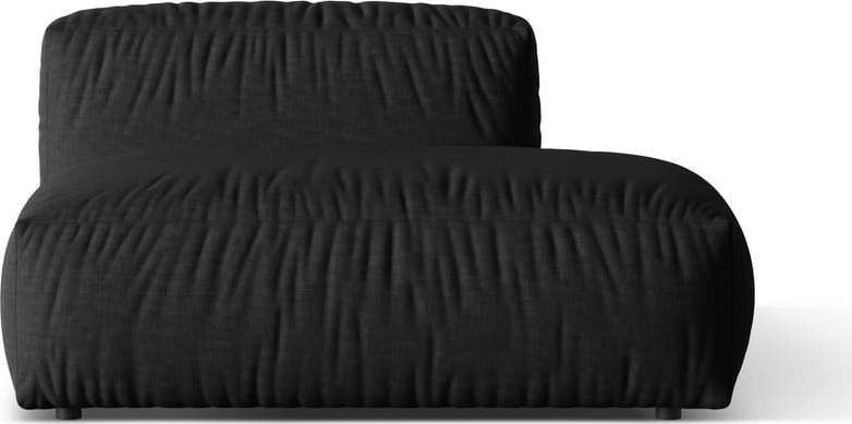 Černý modul pohovky (pravý roh) Martina – Micadoni Home Micadoni