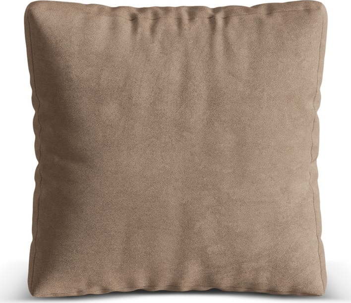 Světle hnědý polštář k modulární pohovce z textilie bouclé Martina – Micadoni Home Micadoni
