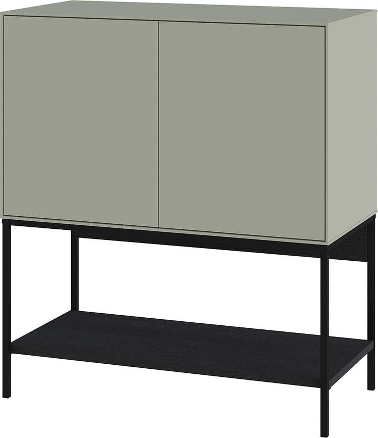 Zeleno-černá skříňka 80x90x40 cm Amira – Marckeric Marckeric