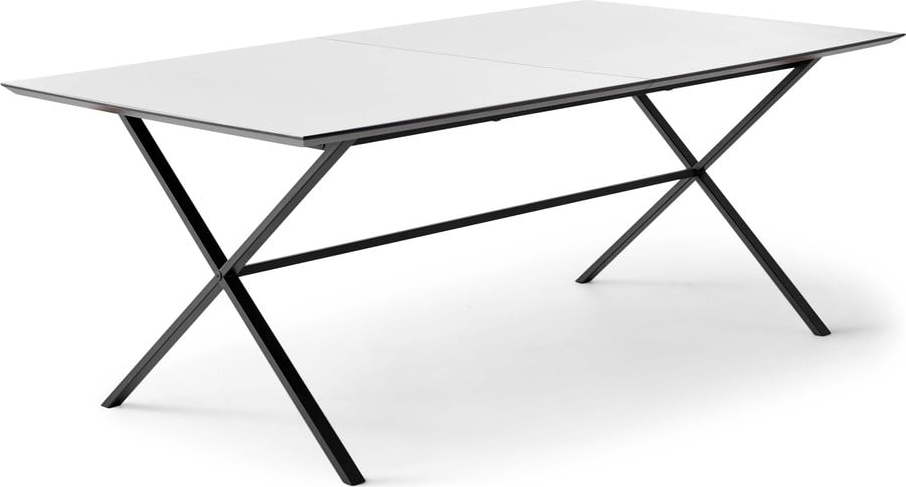 Rozkládací jídelní stůl s bílou deskou a přídavnou deskou 90x165 cm Meza – Hammel Furniture Hammel Furniture