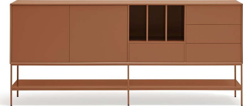 Komoda v cihlové barvě 220x98x45 cm Platt – Teulat Teulat