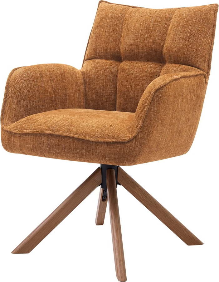 Oranžové jídelní židle v sadě 2 ks Marilla – Unique Furniture Unique Furniture