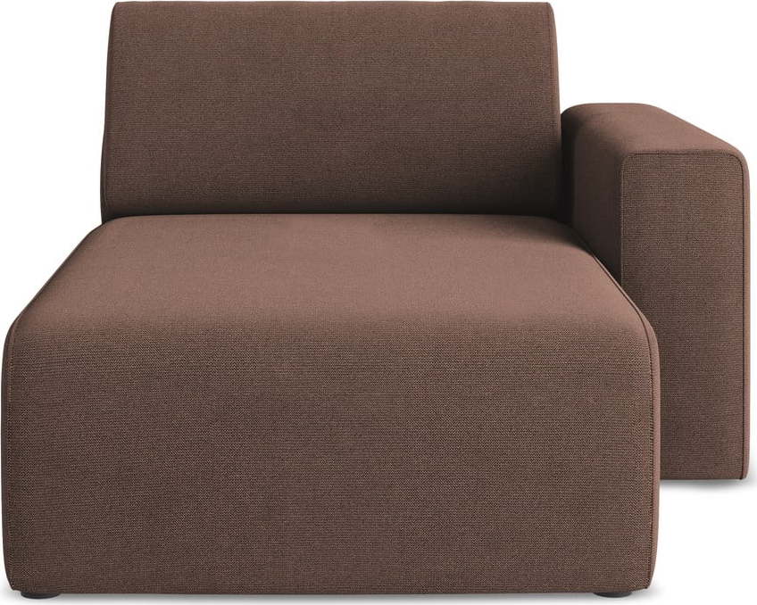 Růžový modul pohovky Kalea – Makamii Makamii