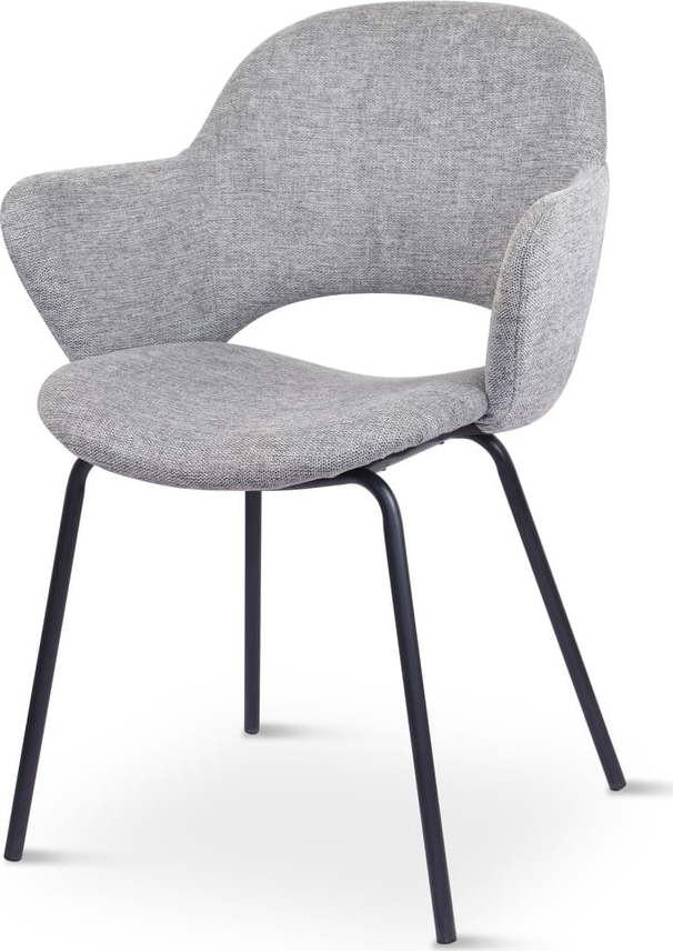Světle šedé jídelní židle v sadě 2 ks Rowley – Unique Furniture Unique Furniture