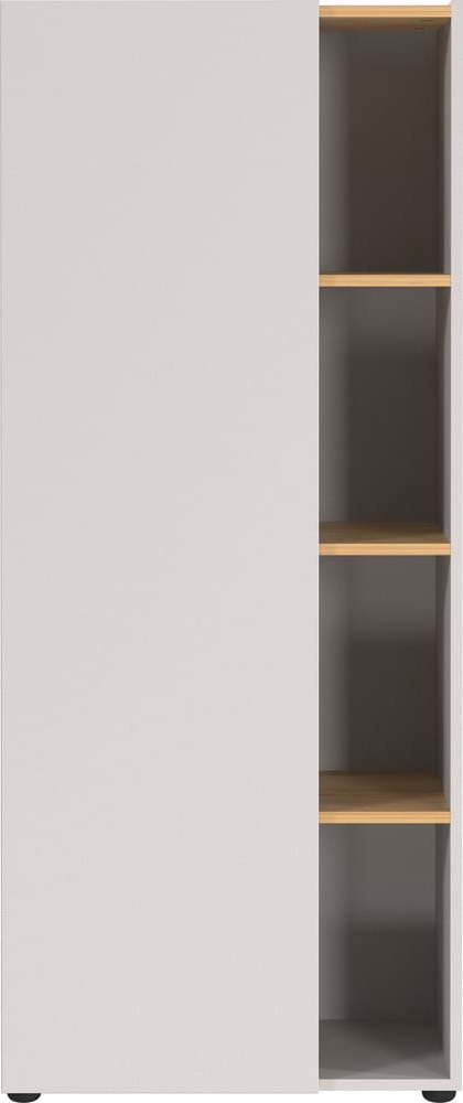 Bílá knihovna v dekoru dubu 61x145x34 cm Adrano – Germania Germania