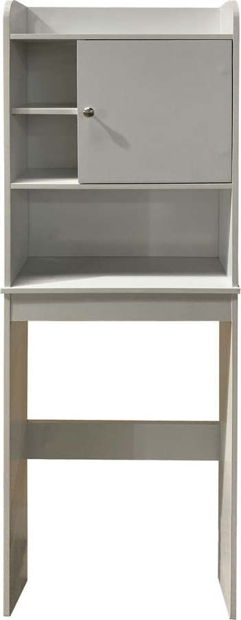 Bílá vysoká skříňka nad pračku/WC 58x173 cm Laundry – Tomasucci Tomasucci