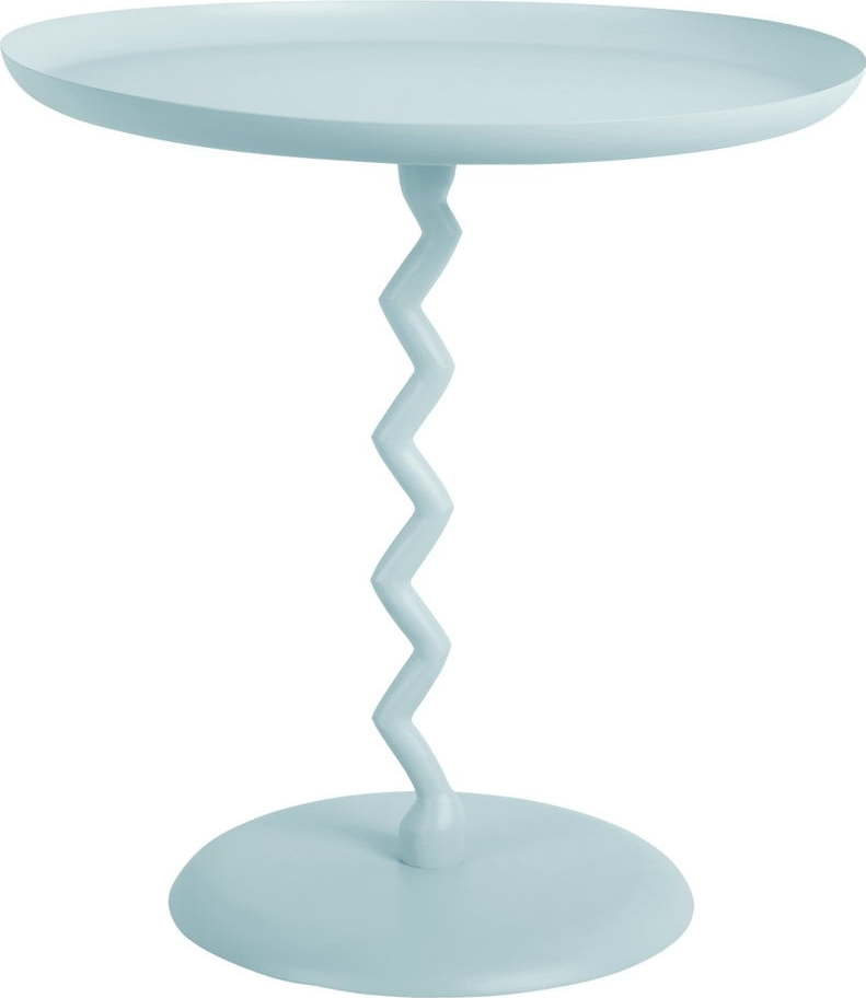 Kovový kulatý odkládací stolek ø 40 cm Zig Zag – Leitmotiv Leitmotiv