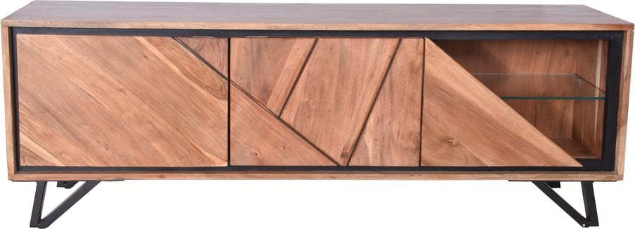 TV stolek z masivu akácie v přírodní barvě 150x51x40 cm Ambala – Interia Home & Living Interia Home & Living